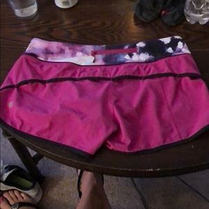 Pink Speed Shorts size 6